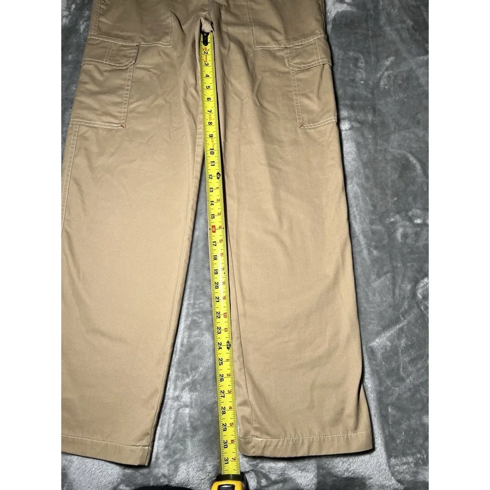 True Religion Pants Men Size 29x31 Stitch Pockets Cargo Tan‎ Pants Y2K Utility